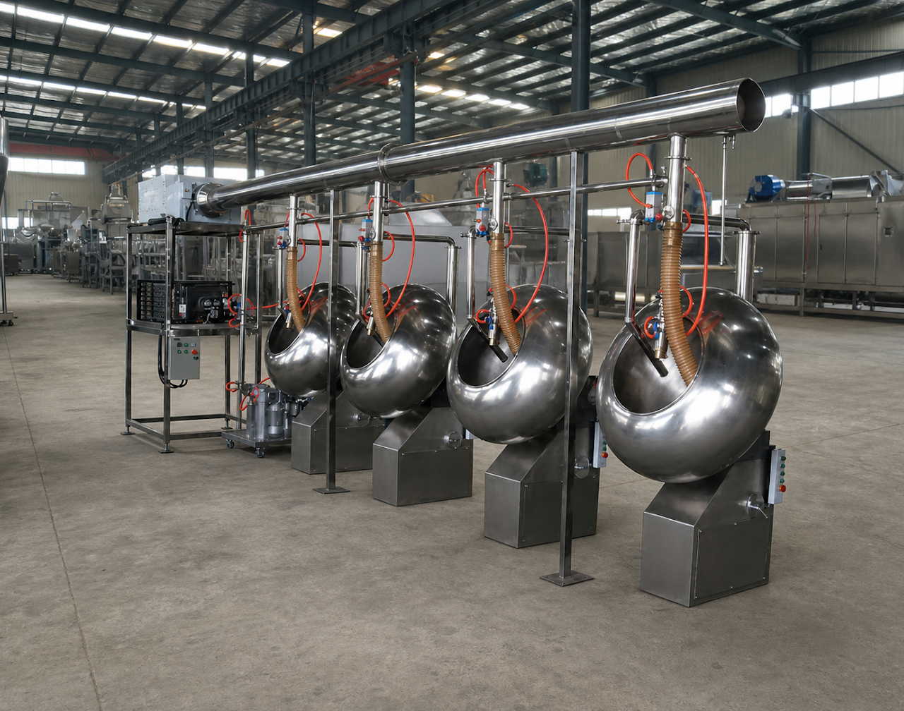 Coated Peanut Production Line equipment configuration