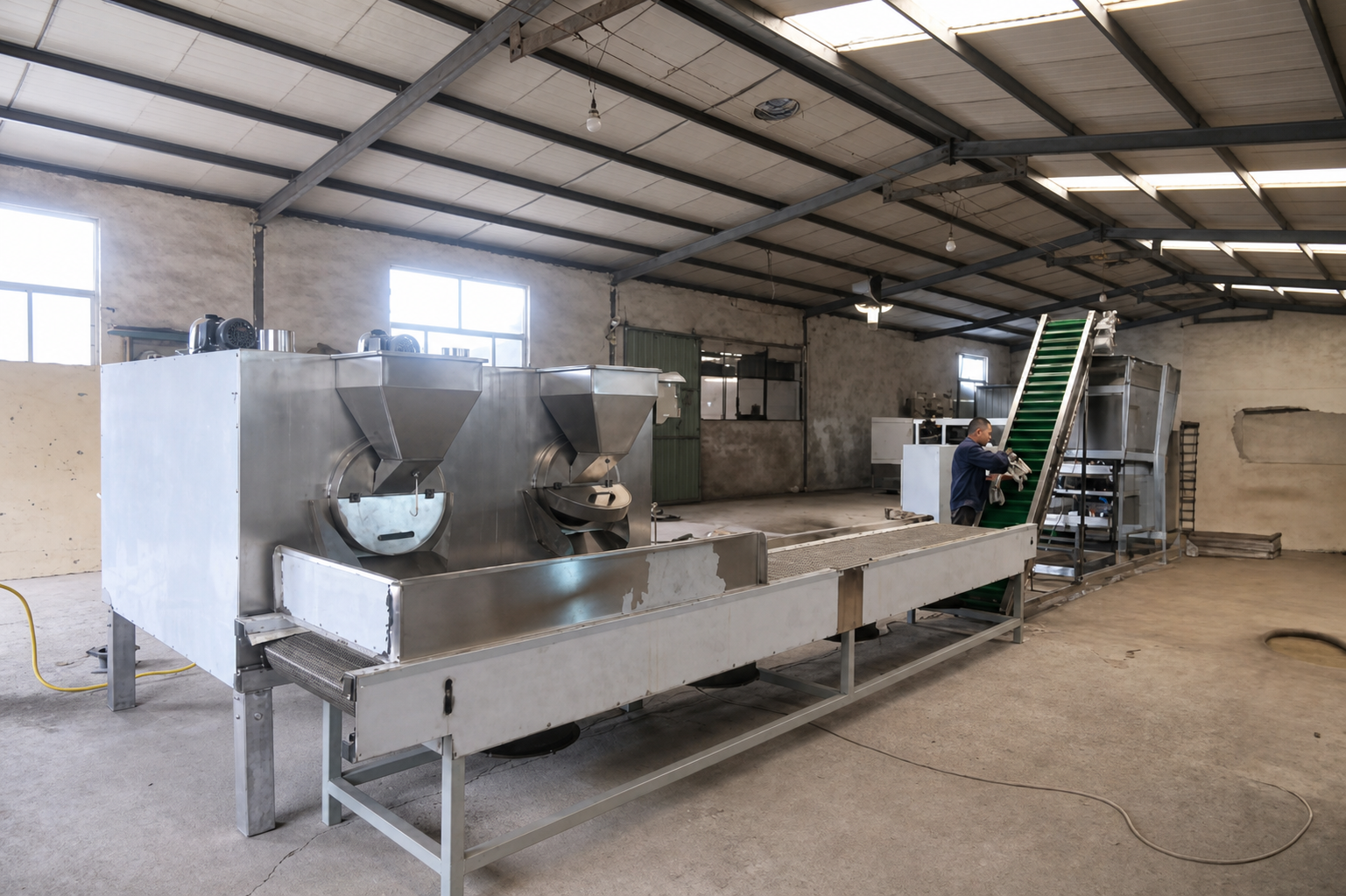 Sesame Roasting Line equipment configuration